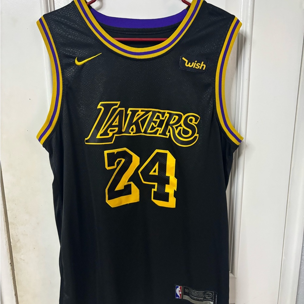 Nike NBA Los Angeles Lakers #24 Kobe Bryant Mamba Day Jersey